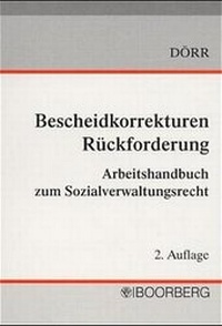 Enlarge image Cover: Bescheidkorrekturen - Rückforderung - Boorberg