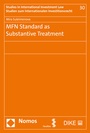 Cover: MFN Standard as Substantive Treatment - Dike Verlag Zürich