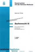 Cover: Sachenrecht III - Hemmer-W&uuml;st