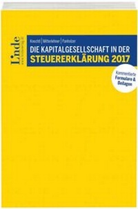 Abbildung von: Die Kapitalgesellschaft in der Steuererklärung 2017 - Linde