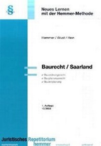 Abbildung von: Baurecht Saarland - Hemmer-Wüst