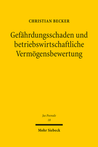 Abbildung von: Gefährdungsschaden und betriebswirtschaftliche Vermögensbewertung - Mohr Siebeck
