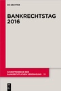 Cover: Bankrechtstag 2016 - De Gruyter