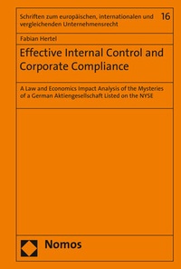 Abbildung von: Effective Internal Control and Corporate Compliance - Nomos