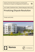 Cover: Privatizing Dispute Resolution - Nomos