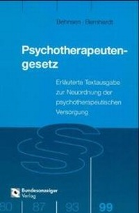 Abbildung von: Psychotherapeutengesetz - Reguvis Fachmedien