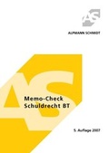 Bild: Memo-Check Schuldrecht BT - Alpmann Schmidt