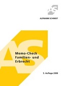 Bild: Memo-Check Familien- und Erbrecht - Alpmann Schmidt
