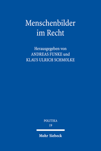 Abbildung von: Menschenbilder im Recht - Mohr Siebeck