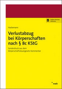 Abbildung von: Verlustabzug bei Körperschaften nach § 8c KStG - NWB