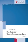 Cover: Handbuch der Unternehmensumwandlung - ZAP