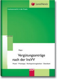 Abbildung von: Vergütungsanträge nach der InsVV - ZAP