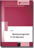Cover: Beweisantragsrecht im Strafprozess - ZAP