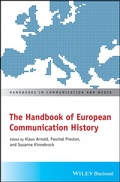 Cover: The Handbook of European Communication History - Wiley