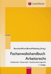 Abbildung von: Fachanwaltshandbuch Arbeitsrecht - ZAP