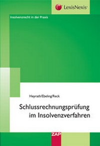 Abbildung von: Schlussrechnungsprüfung im Insolvenzverfahren - ZAP