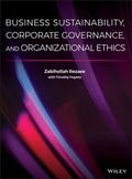 Cover: Business Sustainability, Corporate Governance, and Organizational Ethics - Wiley