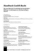 Cover: Handbuch GmbH-Recht - ZAP