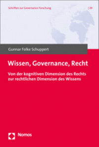 Abbildung von: Wissen, Governance, Recht. - Nomos