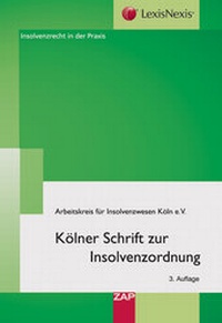 Abbildung von: Kölner Schrift zur Insolvenzordnung - ZAP