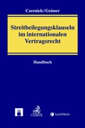 Cover: Handbuch der Streitbeilegungsklauseln im internationalen Vertragsrecht - LexisNexis Verlag ARD ORAC GmbH