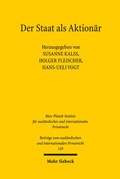 Cover: Der Staat als Aktion&auml;r - Mohr Siebeck