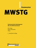 Cover: MWSTG Kommentar - Orell F&uuml;ssli Verlag