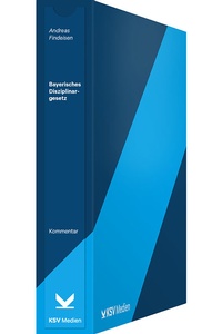Abbildung von: Bayerisches Disziplinargesetz - Kommunal- und Schul-Verlag
