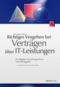 Cover: Richtiges Vorgehen bei Vertr&auml;gen &uuml;ber IT-Leistungen - dpunkt