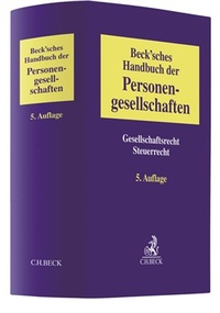 Enlarge image Cover: Beck'sches Handbuch der Personengesellschaften - C.H.BECK