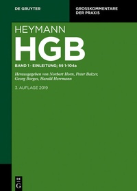 Abbildung von: Handelsgesetzbuch (ohne Seerecht): HGB - De Gruyter