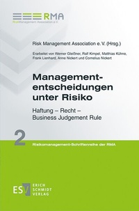 Abbildung von: Managemententscheidungen unter Risiko - Erich Schmidt Verlag