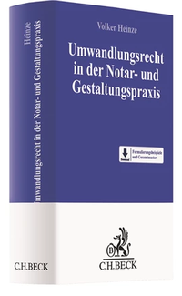 Abbildung von: Umwandlungsrecht in der Notar- und Gestaltungspraxis - C.H.BECK