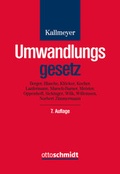 Cover: Umwandlungsgesetz - Otto Schmidt Verlag