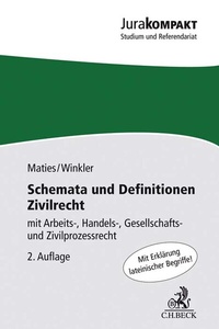 Abbildung von: Schemata und Definitionen Zivilrecht - C.H.BECK