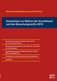 Abbildung von: Kommentar zur Reform der Grundsteuer und des Bewertungsrechts 2019 - HDS