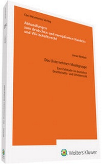 Abbildung von: Das Unternehmen Musikgruppe  - Carl Heymanns Verlag