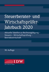Abbildung von: Steuerberater- und Wirtschaftsprüfer-Jahrbuch 2020 - IDW