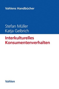 Abbildung von: Interkulturelles Konsumentenverhalten - Vahlen