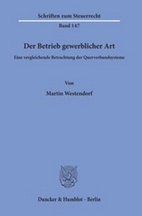 Abbildung von: Der Betrieb gewerblicher Art - Duncker & Humblot