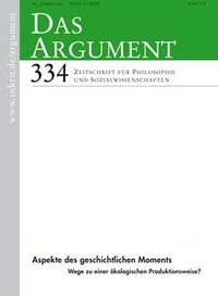 Abbildung von: Das Argument - Argument Verlag GmbH