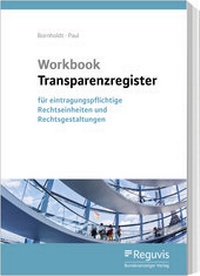 Enlarge image Cover: Workbook Transparenzregister - Reguvis Fachmedien