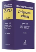 Abbildung von: Münchener Kommentar zur Zivilprozessordnung - Band 3 - C.H.BECK