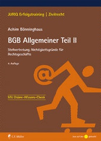 Abbildung von: BGB Allgemeiner Teil II - C.F. Müller