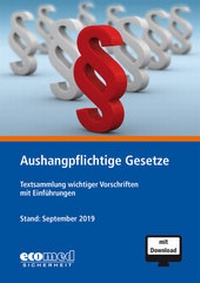 Abbildung von: Aushangpflichtige Gesetze - ecomed Storck