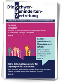 Abbildung von: Die SchwerBehindertenVertretung - ADIUVA Verlag