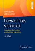 Cover: Umwandlungssteuerrecht - Springer Gabler