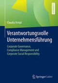 Cover: Verantwortungsvolle Unternehmensf&uuml;hrung - Springer Gabler