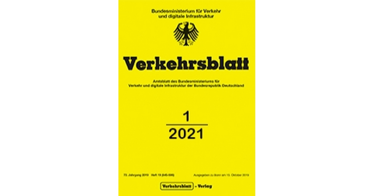 Verkehrsblatt - Schweitzer Fachinformationen