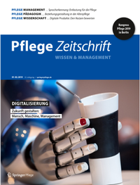 Bild vergrößern Bild: Pflegezeitschrift - SpringerMedizin